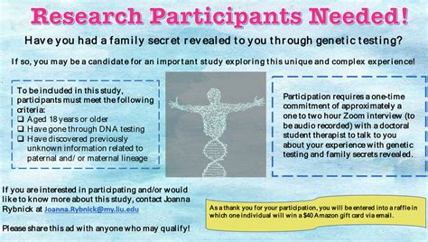 Participate In Npe Research After Dna Testing — Watershed Dna