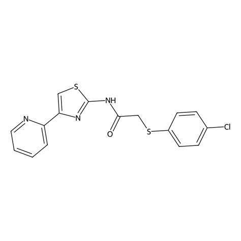 Buy 2 4 Chlorophenyl Thio N 4 Pyridin 2 Yl Thiazol 2 Yl Acetamide