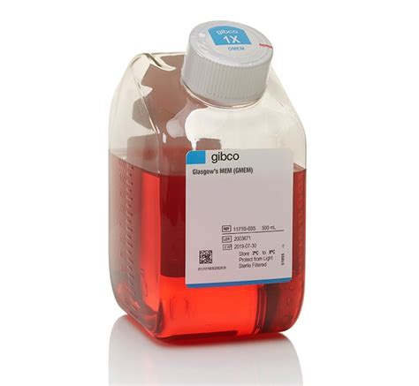 Gibco Glasgow S MEM GMEM Quantity 500 ML Cell Culture Media