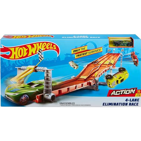 Hot Wheels Lane Elimination Race Track รางแขงรถ Hotwheels รถของเลน รถโมเดล รน GDY