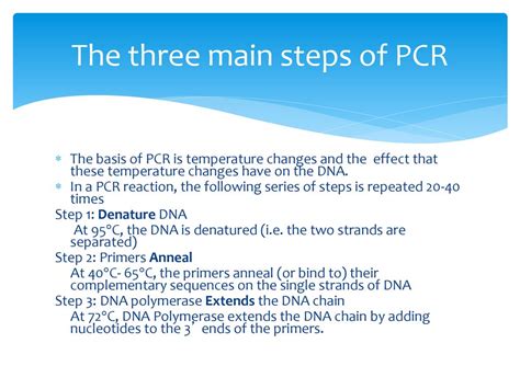 Polymerase Chain Reaction Pcr Ppt Download