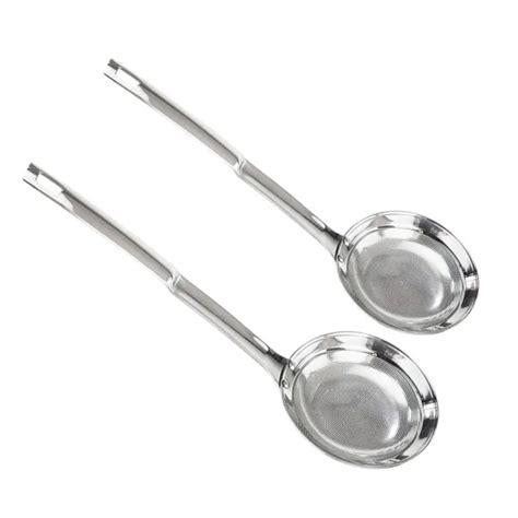 Kitchen Hot Pot Fat Skimmer Spoon Stainless Steel Fine Mesh Food Strainer Picclick Uk