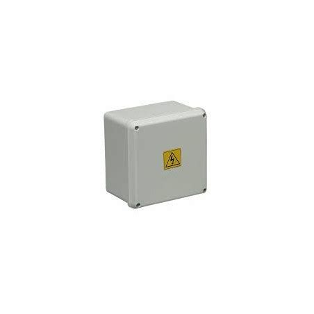 Caja De Pase SISTELECTRIC Pvc Exterior IP65 21x21x11cm Con Tapa Blanca