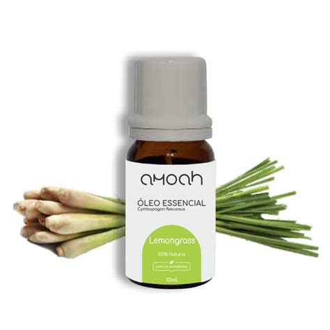 Óleo Essencial Puro de Lemongrass 10ml Shopee Brasil