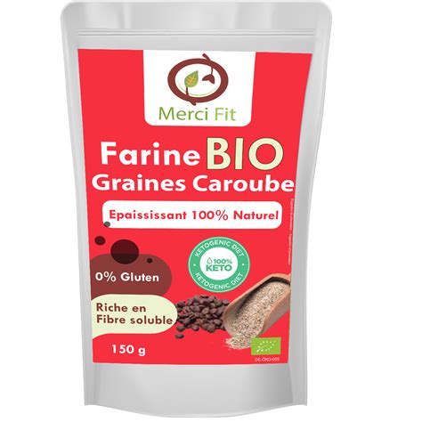 Farine De Graines De Caroube Bio Merci Fit Tunisie