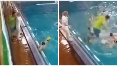 Vídeo La brutal pelea acuática en waterpolo un entrenador saltó en la