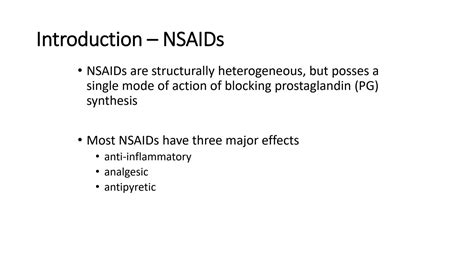 Solution Pharmacology Non Steroidal Anti Inflammatory Drugs Nsaid