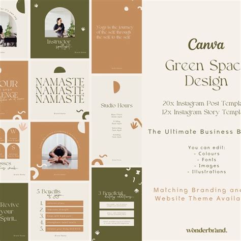 Boho Instagram Post Templates Photographer Marketing Social Etsy