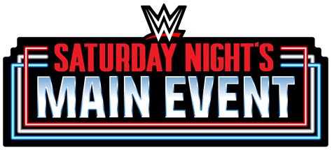 WWE Saturday Night's Main Event show Logo PNG by RahulTR on DeviantArt