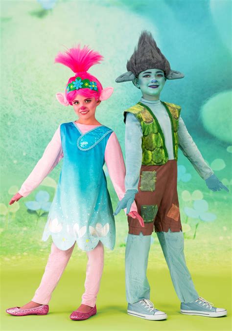 TROLLS WORLD TOUR Deluxe Branch Traje para niños Multicolor