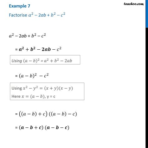 √無料でダウンロード！ Factorise A2 B2 2ab Bc Ca 957698 Factorise A2b2 2ab Acbc
