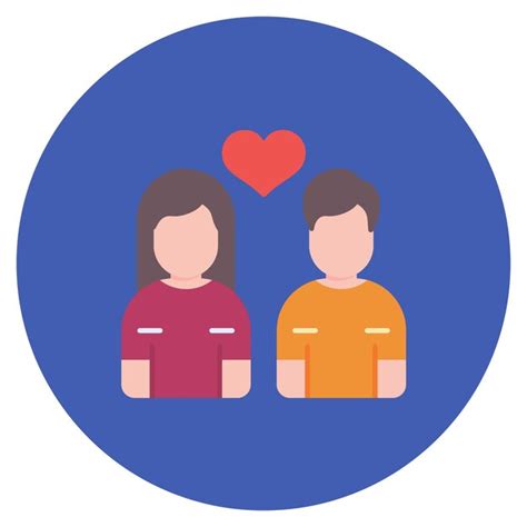 Premium Vector Happy Couple Flat Illustration