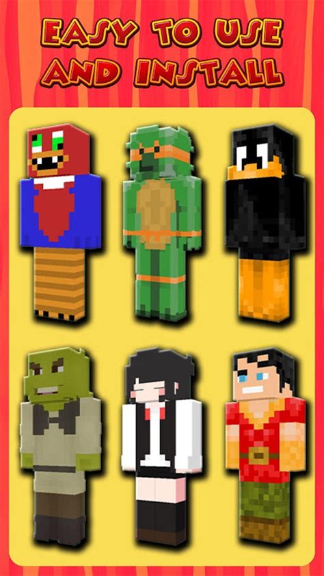 Cartoon Skins For Minecraft Pe Android