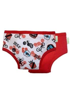 Kit Cueca Para Desfralde Bike Vermelha ECO PLAY Compre Agora Dafiti