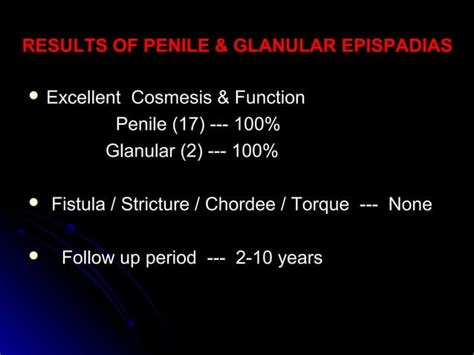 Partial Penile Disassembly For Single Stage Repair Of Male Epispadias Ppt Free Download