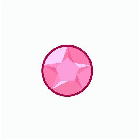 Pink Diamond Gem From Front  On Imgur