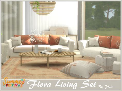 The Sims Resource Flora Living Room