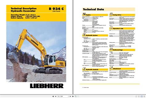 Liebherr Crawler Excavator R C Litronic Operator S Manual