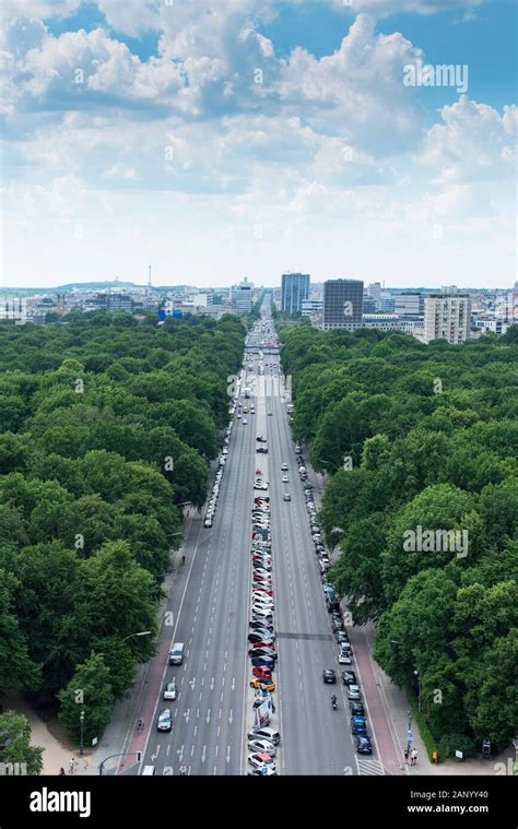 Berlin Germany May 25 2018 An Aerial View Of The Tiergarten Park