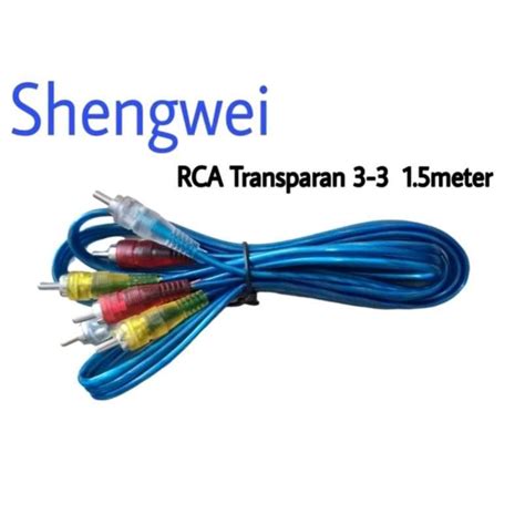 Jual Kabel RCA DVD 3 X 3 Panjang 1 5 Meter Shengwei Di Seller UTAMA