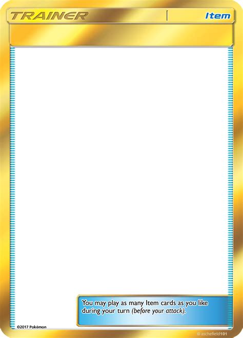 Pokemon Tcg Gold Item Card By Nova Nebulas On Deviantart
