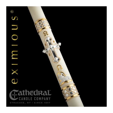 Merciful Lamb Paschal Candle