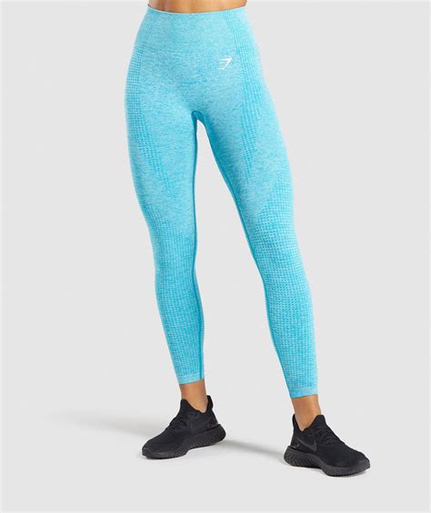 Gymshark Vital Seamless Leggings Blue Marl Gymshark