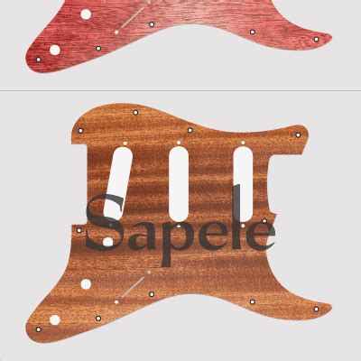 Van Dyke Harms Stratocaster Wood Pickguard Single Many Reverb