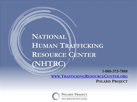 Ppt National Human Trafficking Resource Center Nhtrc Powerpoint