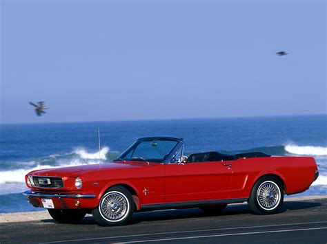 1966 Ford Mustang Convertible Muscle Classic Wallpapers HD