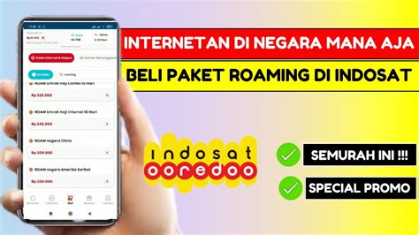 Cara Mengaktifkan Internet Roaming Di Indosat Youtube