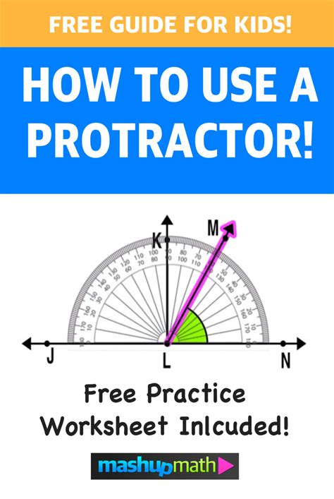 How To Use A Protractor Worksheet - Worksheets For Kindergarten