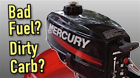 Is This Little Mercury Outboard 2 5 Hp Two Stroke Ruined Is It A Carburetor Problem Youtube