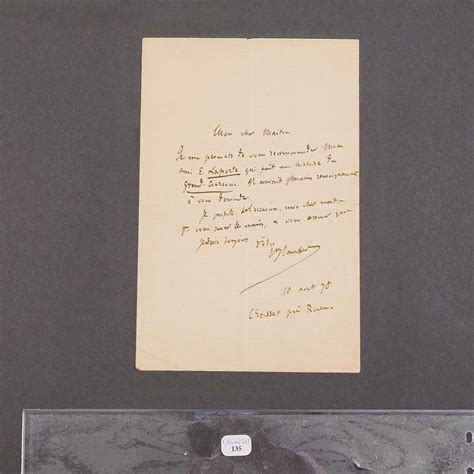 Bid Now Flaubert Gustave Lettre Autographe Sign E L Historien