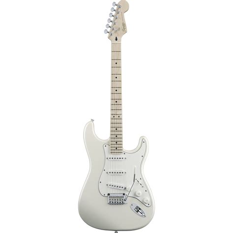 Fender Squier Squier Deluxe Strat Mn Pwm Pearl White Metallic Music Store Professional