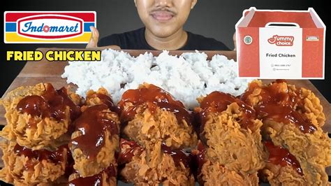 Nyobain Mukbang Fried Chicken Indomaret‼️ Youtube