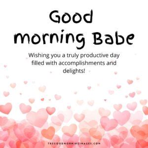 55 CUTE Good Morning Babe Images With Quotes