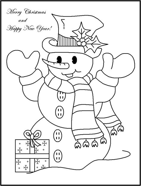 Coloring Pages Snowman to download and print for free