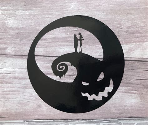 Oogie Boogie Nightmare Before Christmas Vinyl Decal Sticker Etsy Uk