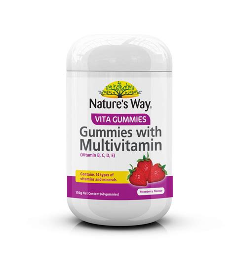 Natures Way Gummies With Multivitamin 60s Natures Way