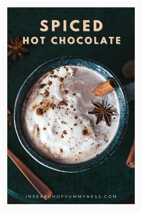 Spiced Hot Chocolate In Search Of Yummy Ness