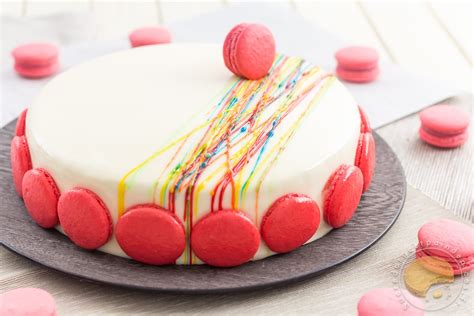 Entremets Griotte Pistache Chocolat Blanc Sans Gluten Sucre D