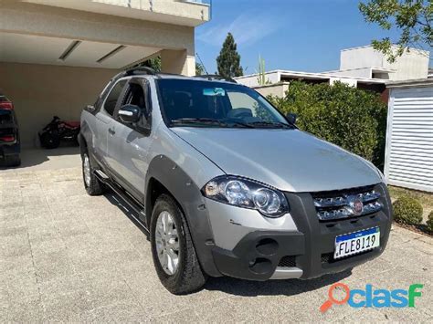 Fiat Strada Cab Est Adventure Vermelho Em Brasil Clasf