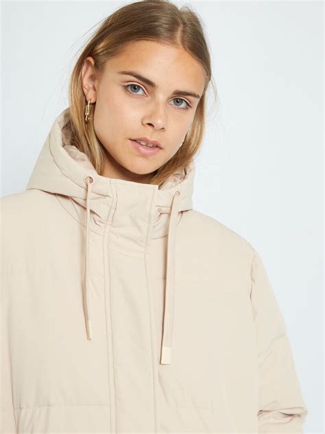 Anorak Largo Acolchado BEIGE Kiabi 25 00