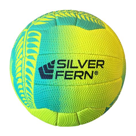 Silver Fern Falcon Netball Yellowblue Size 5 Rebel Sport