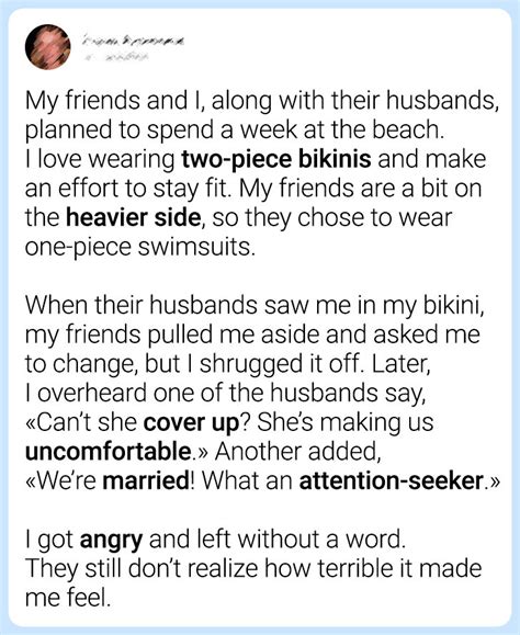My Friends Thought My Bikini Was Too Revealing And Heres What Happened When I Refused To