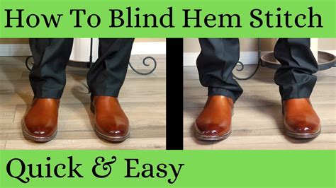 How To Use The Blind Hem Stitch Hide Your Stitches Youtube