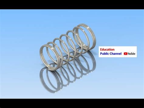 Autodesk Inventor Tutorial How To Make A Suspension Spring In