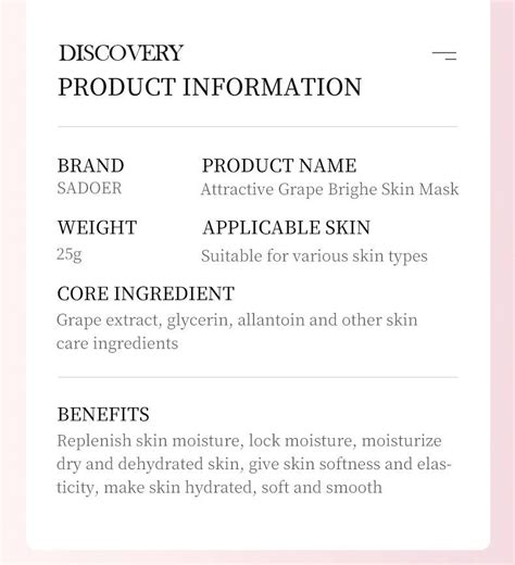 Sadoer Botany And Fruits Grape Bright Skin Face Sheet Mask | BIOAQUA ...