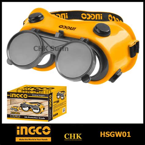 Ingco แว่นตา สำหรับงานเชื่อม รุ่น Hsgw01 Safety Goggle Welding